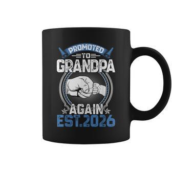 Retro Promoted To Grandpa 2026 Again Soon To Be Grandpa Coffee Mug - Thegiftio UK
