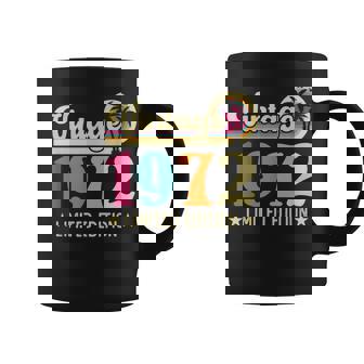Retro Vintage 1972 Limited Edition 1972 Birthday Graphic Print Coffee Mug - Monsterry