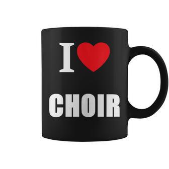 Retro Vintage Classic I Love Choir Singers And Students Tank Top Coffee Mug | Mazezy