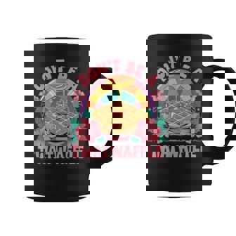Retro Vintage Don't Be A Twatwaffle Food Coffee Mug - Monsterry