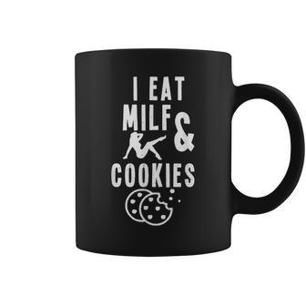 Retro Vintage I Eat Milf And Cookies Cookies Lover Coffee Mug - Thegiftio UK