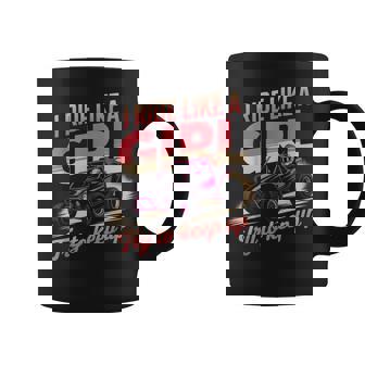 I Ride Like Girl Rail Racing Offroad Car Dune Buggy Coffee Mug | Mazezy