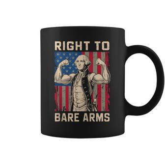 Right To Bare Arms Usa 4Th July George Washington Coffee Mug | Mazezy