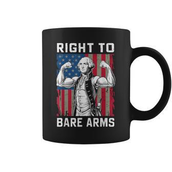 Right To Bare Arms Usa 4Th July George Washington Coffee Mug | Mazezy