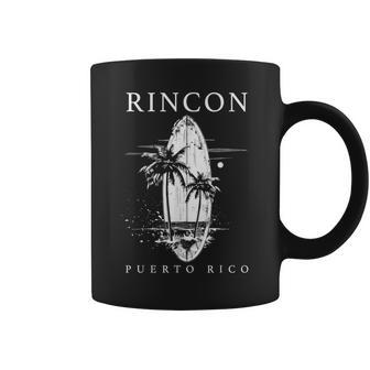 Rincon Puerto Rico Surf Vintage Surfer Coffee Mug - Thegiftio UK