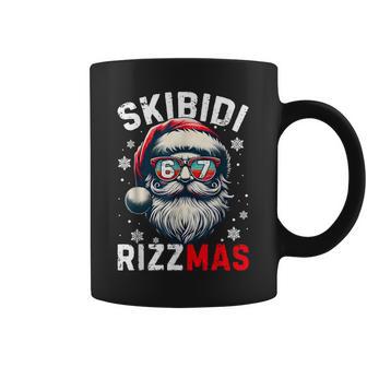 Rizz Christmas 67 Santa Claus Xmas Gen Alpha Skibidi Rizzmas Coffee Mug - Thegiftio UK