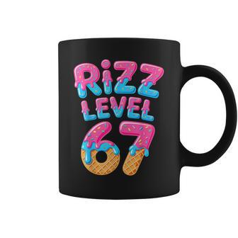 Rizz Level 67 Meme Rizz Christmas Ice Cream Drip Coffee Mug - Thegiftio UK