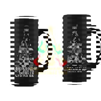 Rocking Around The Christmas Electric Guitar Tree Music Coffee Mug - Monsterry