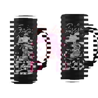 Rodeo Dad Pink Boots Coquette Cowgirl Birthday Party Coffee Mug | Mazezy