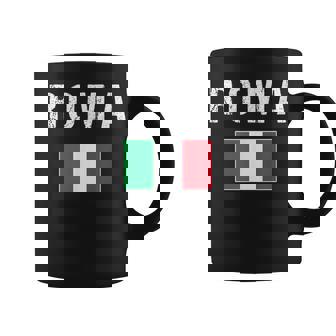 Roma Italia Rome Italia Bandera Italiana Roma Taza de café - Regaloses