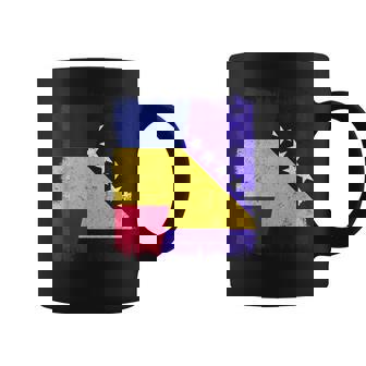 Romania Bosnia And Herzegovina Half Flag Coffee Mug | Mazezy