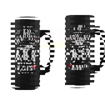 I Like Romantic Walks To The Makeup Counter Makeup Coffee Mug | Mazezy