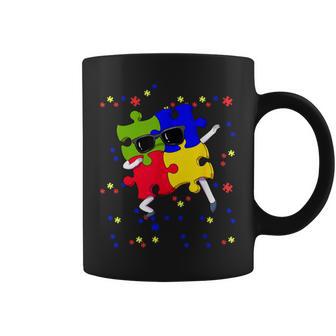 Rompecabezas De Concienciaobre El Autismo Dab Tea Adultos Niños Partidario Taza de café - Regaloses