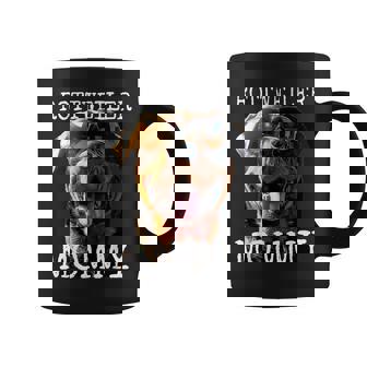 Rottweiler Mommy Perros Mamá Día De La Madre Mom Rottweiler Taza de café - Regaloses