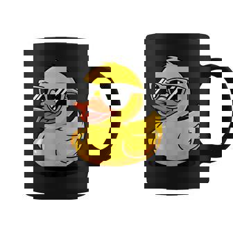 Rubber Duck With Sunglasses Coffee Mug - Monsterry