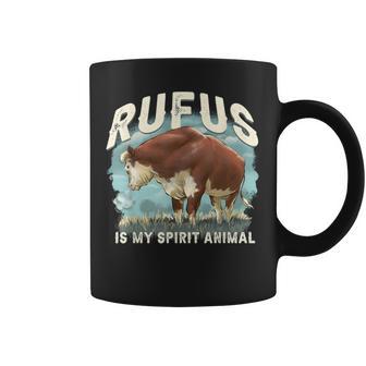 Rufus The Bull Rufus Is My Spirit Animal Coffee Mug - Thegiftio UK