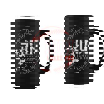 Run I Dare You Baseball Catcher Throwing Coffee Mug - Monsterry