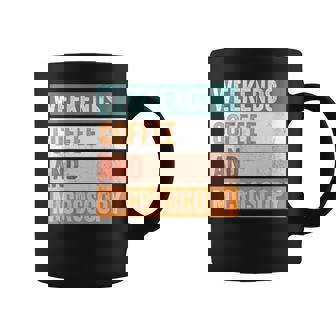 Weekends Coffee And Microscopy Hobby Coffee Mug | Mazezy