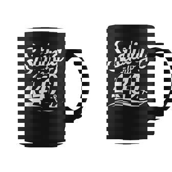 Sailing Into 40 Nautical Birthday Cruise 40th Years Hbd Coffee Mug | Mazezy