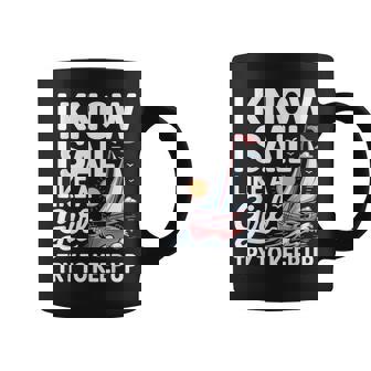 Sailing Art For Women Girls Sailor Sailing Lover Sailboat Coffee Mug | Mazezy