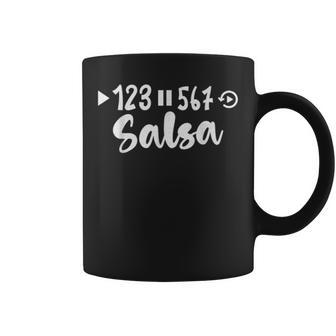 Salsa Latin Dancer Musiquealsa Cours De Danse Tasse - Cadeauxyz