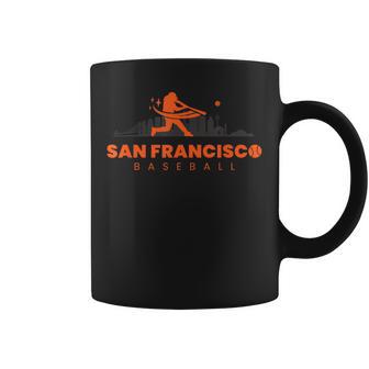 San Francisco Baseball Vintage Player Retro Baseball Lover Coffee Mug - Thegiftio UK