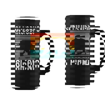 San Luis Obispo California Bear Retro Pismo Architecture SLO Coffee Mug | Mazezy