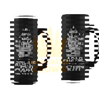 Sandcastle Crown Beach Builder Royal Sculptor Tank Top Coffee Mug | Mazezy