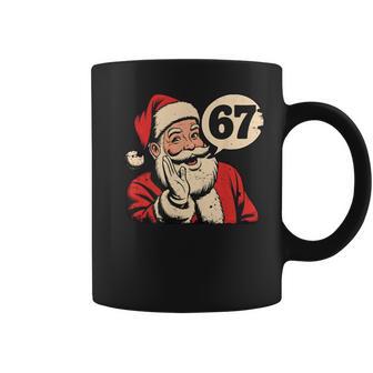 Santa 67 Christmas Six Seven Meme Coffee Mug - Thegiftio UK