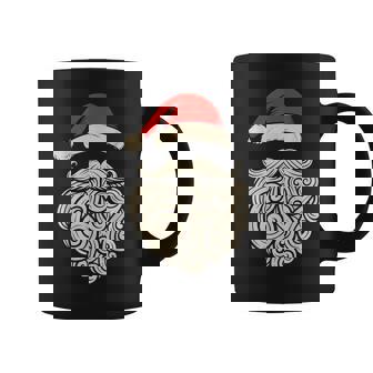 Santa Beard Curls Shaping Festive Holiday Number Sixty-Seven Coffee Mug | Mazezy