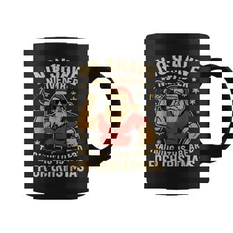 Santa Beard Gains No Shave November Christmas Coffee Mug | Mazezy
