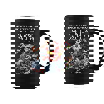 Santa Claus Christmas Sleigh Ride Festive Holiday Graphic Coffee Mug - Monsterry