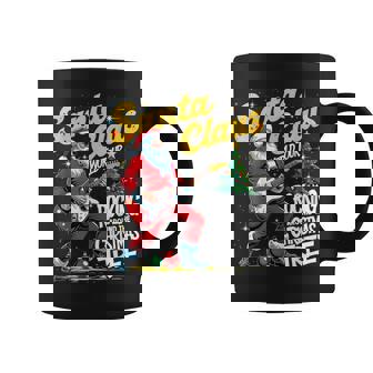 Santa Claus Rocking Around The Christmas Tree Coffee Mug - Thegiftio
