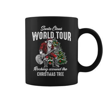 Santa Claus World Tour Rocking Around The Christmas Tree Coffee Mug - Thegiftio UK