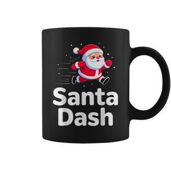 Santa Dash Christmas Running Runner Costume Xmas 5K Marathon Coffee Mug - Thegiftio UK