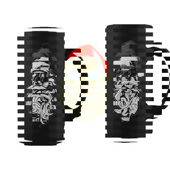 Santa Face Retro Sunglasses 6 7 Christmas 67 Santa Six Seven Coffee Mug | Mazezy