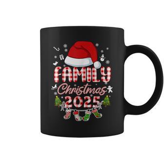 Santa Hat Family Christmas 2025 Xmas Crew Matching Coffee Mug - Thegiftio UK
