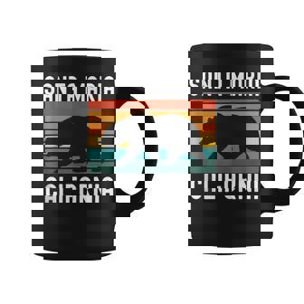 Santa Maria California Bear Retro San Luis Obispo Orcutt Ca Tank Top Coffee Mug | Mazezy