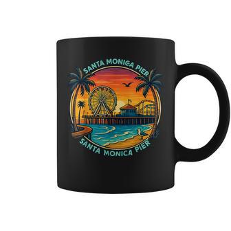 Santa Monica Pier Californie Tasse - Cadeauxyz