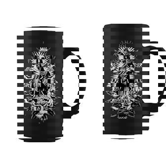 Santa Muerte Mexican Floral Saint Death Coffee Mug - Thegiftio
