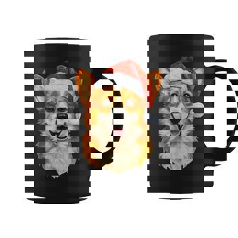 Santa Pembroke Welsh Corgi Christmas Welsh Corgi Dog Mom Coffee Mug - Seseable