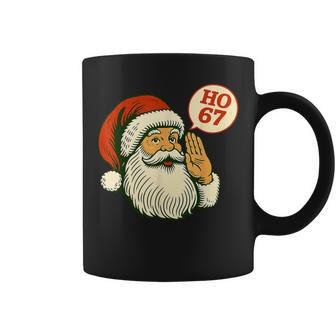 Santa Says Six Seven 6 7 Meme Christmas Vintage Santa Coffee Mug - Thegiftio UK