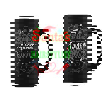 Santas Favorite Hair Stylist Christmas Hairdresser Xmas Coffee Mug | Mazezy