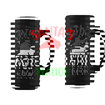 Santas Favorite Realtor Christmas Xmas Santa Coffee Mug | Mazezy