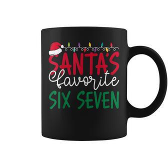 Santa’S Favorite Six Seven 67 Christmas Humor Meme Coffee Mug - Thegiftio UK