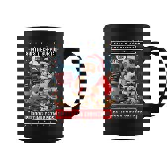 Santa's Tech Support Rebooting Christmas Coffee Mug | Mazezy