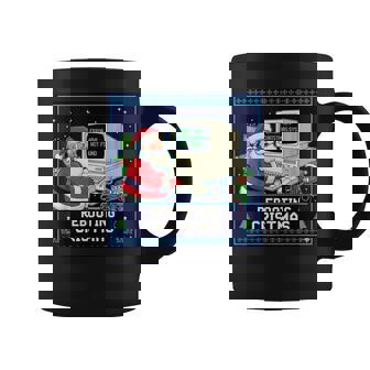 Santa's Tech Support Rebooting Christmas Retro Women Coffee Mug | Mazezy