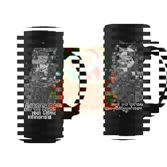 Santa's Tech Support Rebooting Christmas Santa Tech Xmas Coffee Mug | Mazezy