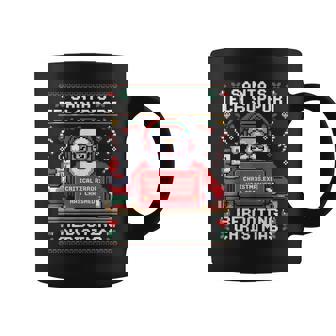 Santa's Tech Support Rebooting Christmas White Sweats Coffee Mug | Mazezy
