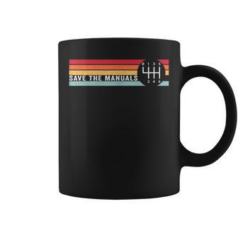 Save The Manuals 6 Speed Manual Transmission Three Pedals Coffee Mug - Thegiftio UK